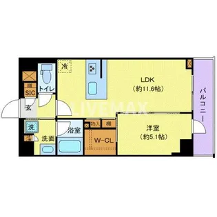 ステージグランデ竹ノ塚【4階】の間取り