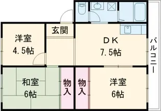 メゾン北鈴【2階】の間取り