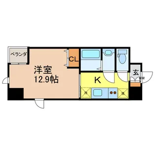 ビッグ・ビー宇都宮【6階】の間取り