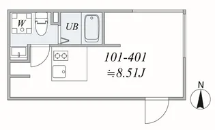 trias185【1階】の間取り
