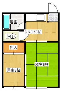 フォーシーズン藤代【2階】の間取り