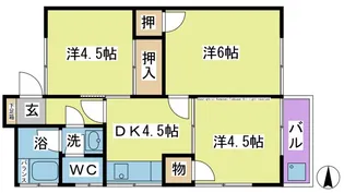 コーポさかえ1【2階】の間取り