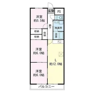 メゾン興国【4階】の間取り