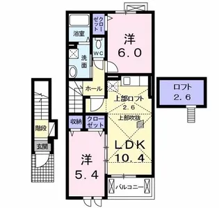 ベル ジュネス I【2階】の間取り