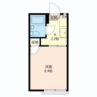 パークパレス・スギ【2階】の間取り