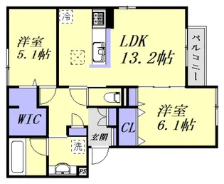 広島県安芸郡府中町鶴江1【アパート】の間取り