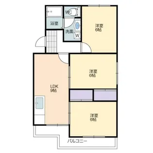 マンションブルースカイ【3階】の間取り