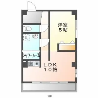 双葉マンション【5階】の間取り