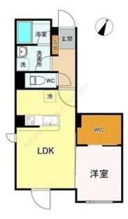 デュオメゾン笹塚ウエスト【3階】の間取り
