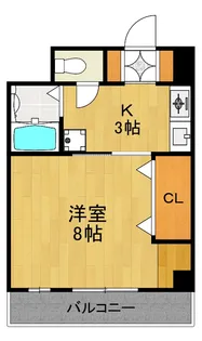 神奈川県横浜市港北区大倉山3【マンション】の間取り