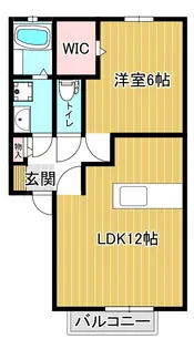 レッドオーク【1階】の間取り