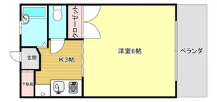 コーポヤマノ【3階】の間取り