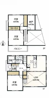 神奈川県横浜市中区本郷町3【一戸建】の間取り
