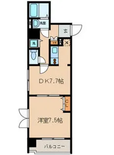 東京都江東区亀戸6【マンション】の間取り