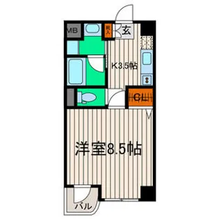 コーポタイワIII【2階】の間取り