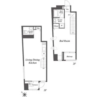 ニューシティアパートメンツ新川IIの間取り