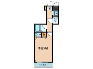 ル・フレ-ル【4階】の間取り