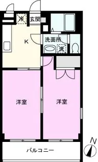 アンプルール フレア【3階】の間取り