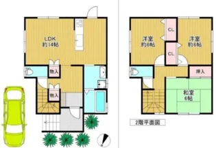 奈良県吉野郡大淀町大字北野【一戸建】の間取り