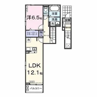 エスポワール【2階】の間取り