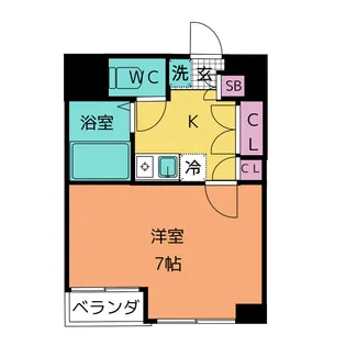 ザ・アルバーノ・レジデンス【4階】の間取り