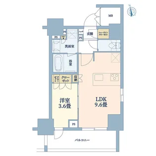 Alivis十条【11階】の間取り