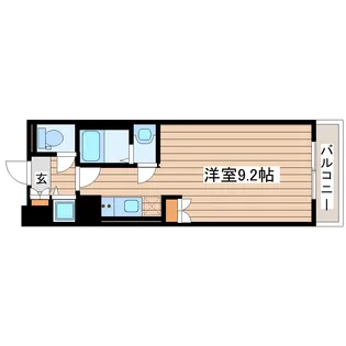 ラピスラズリ上杉【5階】の間取り