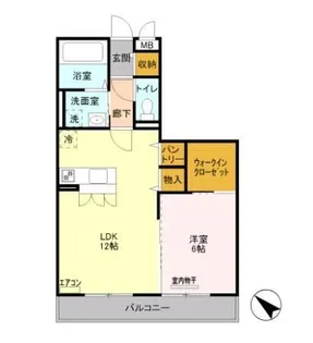 エルドシック大森【3階】の間取り