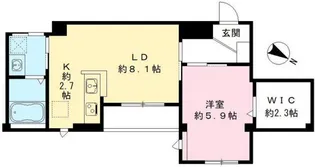 Blan cube 戸越公園【2階】の間取り