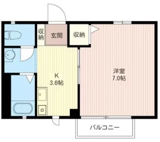 レーベン ハイム【1階】の間取り