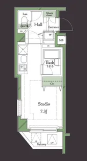 東京都世田谷区羽根木1【マンション】の間取り