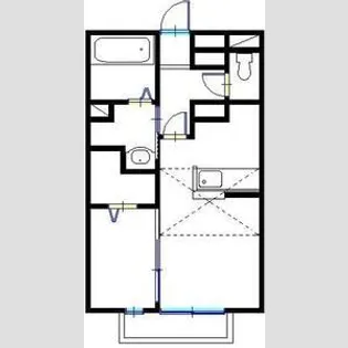アーバンプラザ【1階】の間取り