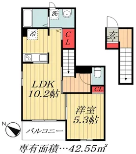 東京都江戸川区南篠崎町1【アパート】の間取り