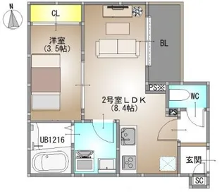 REGALEST TSUBAKI(旧)REGALEST 青江V)【3階】の間取り