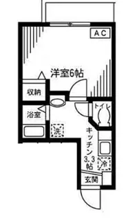 木津ハイツ【2階】の間取り