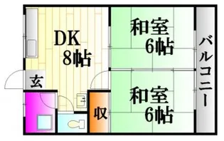 広島県広島市中区橋本町【マンション】の間取り