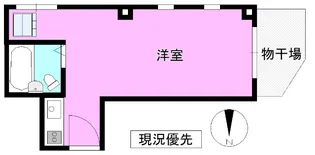 グリーンウエスト【1階】の間取り