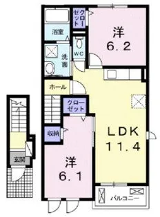 グレイス・ガーデン【2階】の間取り