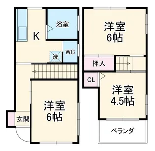 埼玉県富士見市渡戸2【一戸建】の間取り