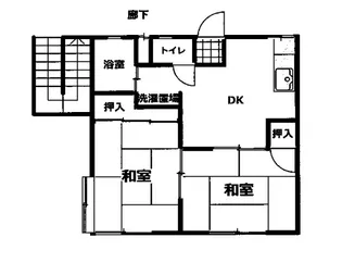 パナハイツ大宮【2階】の間取り