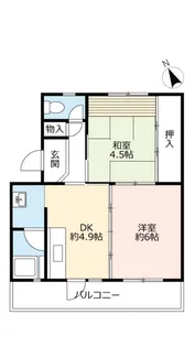 URひよどり台【1階】の間取り