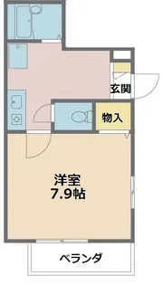 アリコヴェール【1階】の間取り