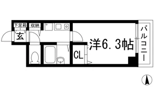 イースガーデン【2階】の間取り