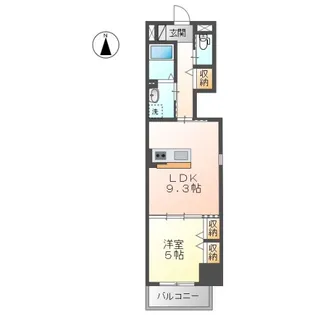 Monte Libro (モンテリブロ)【3階】の間取り