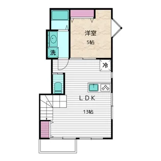 仮)岸谷三丁目新築工事【2階】の間取り