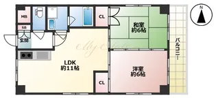 グレイスヴィラ・ケイ【3階】の間取り