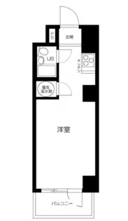 いづみハイツ茅場町【7階】の間取り