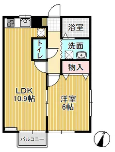 メゾンド・サンコークIII【2階】の間取り