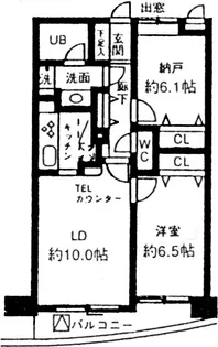 シルフィード南平台【3階】の間取り