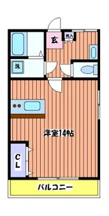 第二高武【2階】の間取り